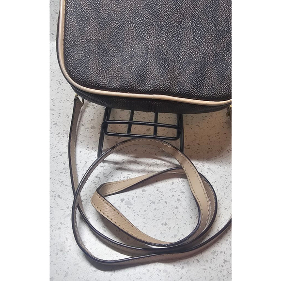 Michael Kors Dark Brown and Tan Crossbody Bag - Picture 6 of 8